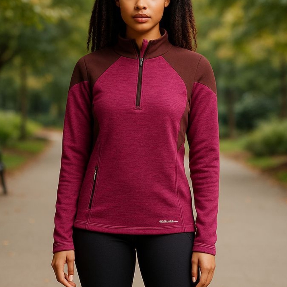 Eddie Bauer  Quarter-Zip Pullover M